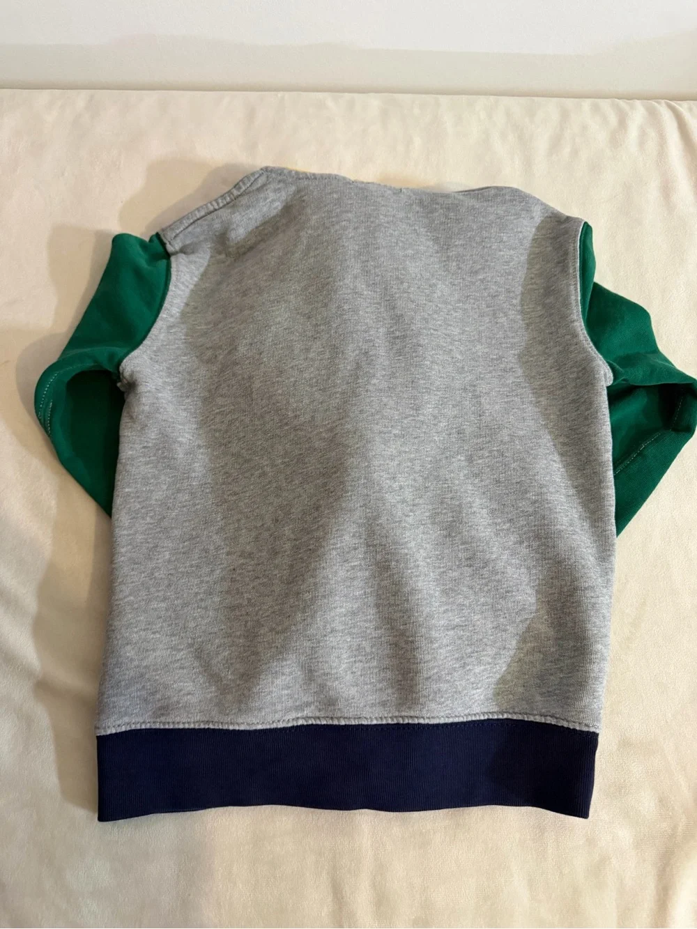 Polo by Ralph Lauren Colour-Blocked Cotton Hoodie, sz 7